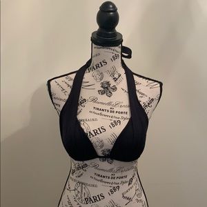 Victoria’s Secret Halter Bikini Top in Black